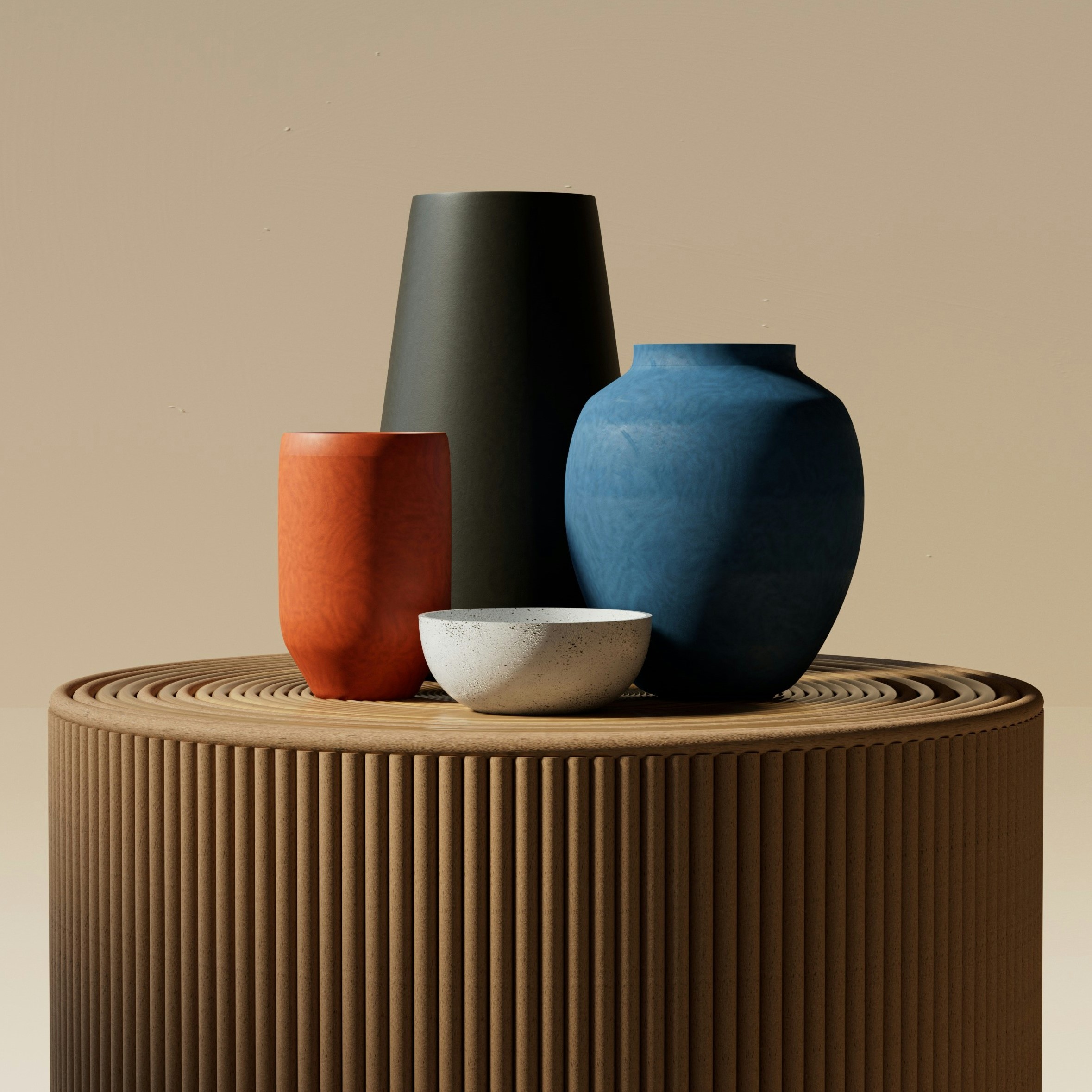 differnt colorof vase